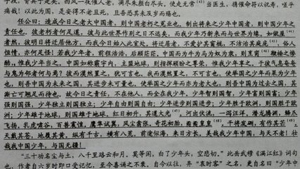 少年中國(guó)說(shuō)英文翻譯